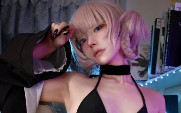 高人气Coser taru绝美还原《彻夜之歌》七草荠 演绎暗夜魅力