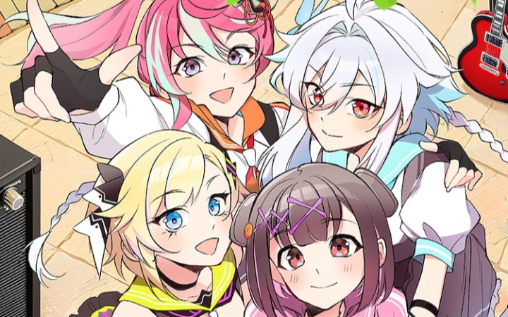 虚拟歌手的少女乐队，《ROCK OR NOT》开始连载