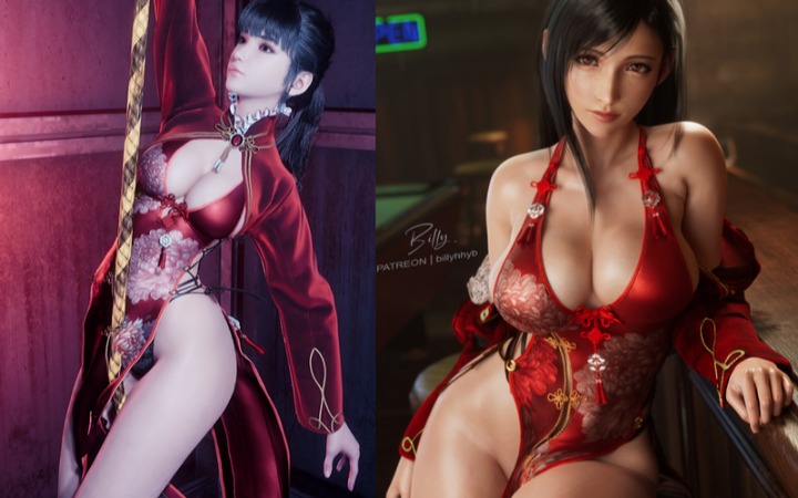 蒂法二创再掀热潮 水弹女神助经典角色焕新魅力