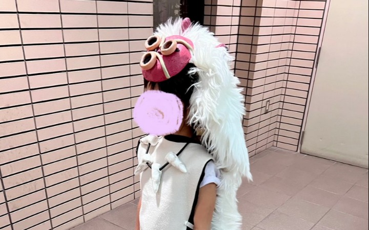 这才是童年顶配！百元店材料做的《幽灵公主》Cos