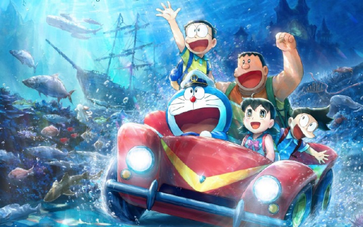 《哆啦A梦 新・大雄的海底鬼岩城》主视觉海报公开
