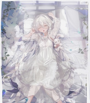 每周P站美图推荐——睡眼朦胧特辑