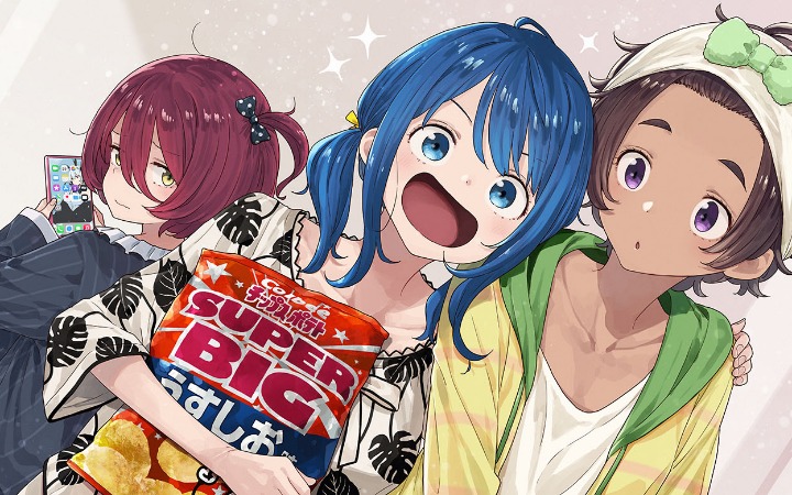 《败北女角太多了！》睡衣派对插图公开 大包薯片被吐槽