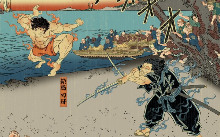 《刃牙道》公开浮世绘视觉图 2月26日Netflix全球上线