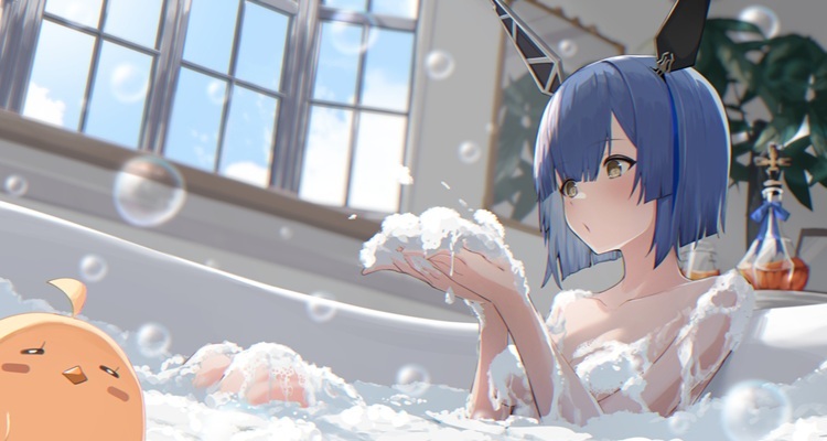 P站美图推荐——浴缸特辑